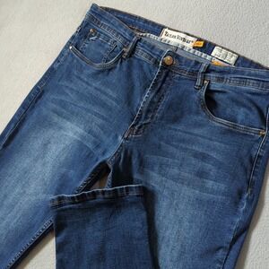 Tailor Vintage Westport Straight Fit Jeans Mens 36x32 Blue Comfort Stretch Denim
